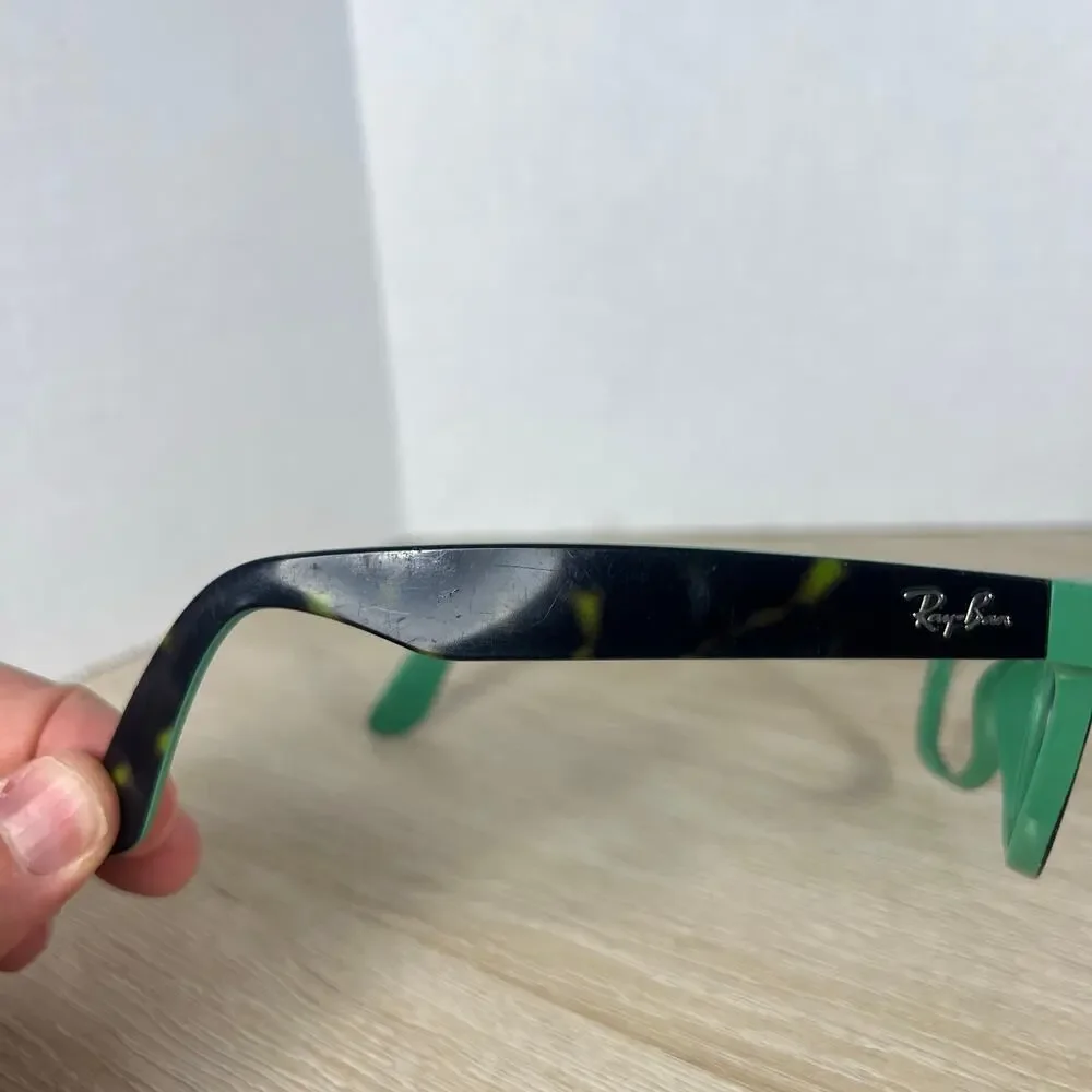 Ray-Ban RB2132 New Wayfarer 6013 Sunglasses Tortoise Green Frames Only 52-18
